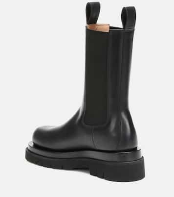 Lug leather ankle boots | Bottega Veneta