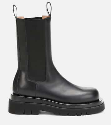 Lug leather ankle boots | Bottega Veneta