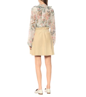 Rock aus Veloursleder | Chloé