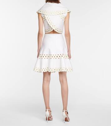 Vienne cutout cropped wool-blend jacket | Alaïa