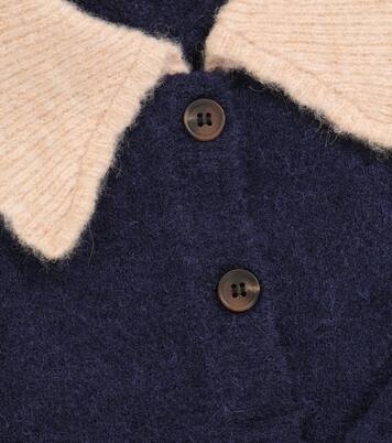 Octavia Lama wool-blend cardigan | Morley