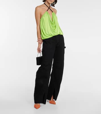 Hollywood embellished suede mules | Paris Texas