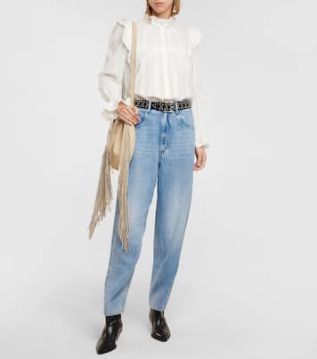 High-Rise Straight Jeans Ticosy | Marant Etoile