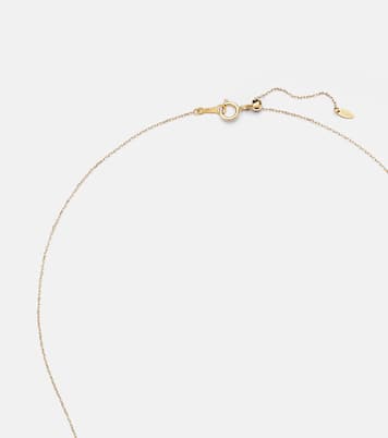 18kt gold necklace with enamel | Persée