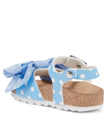 Sandalias con lazo y lunares | Monnalisa