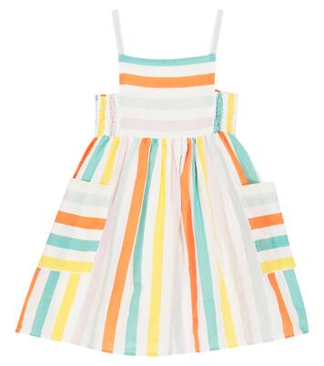 Striped linen and cotton dress | Stella McCartney Kids