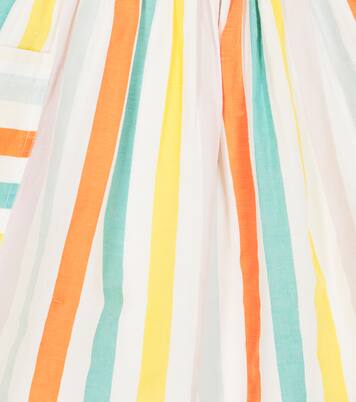 Striped linen and cotton dress | Stella McCartney Kids