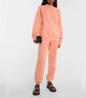 Cotton fleece mockneck sweatshirt | Les Tien