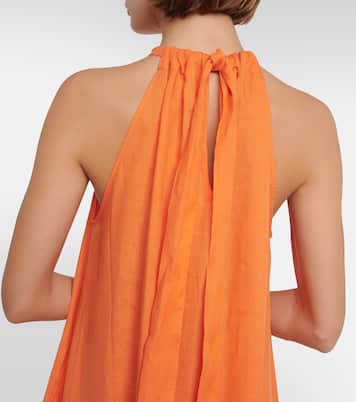 Maxikleid Ibiza aus Leinen | Asceno