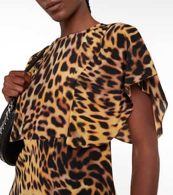 Robe imprimée en soie | Stella McCartney