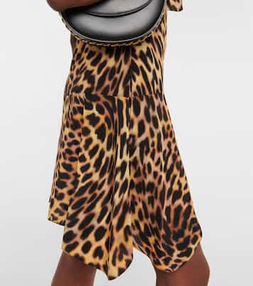 Robe imprimée en soie | Stella McCartney