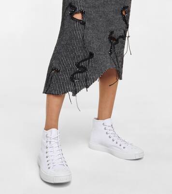 Canvas high-top sneakers | Acne Studios