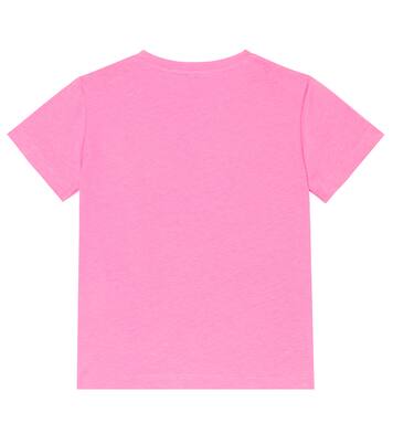 Logo embellished cotton T-shirt | Versace Kids