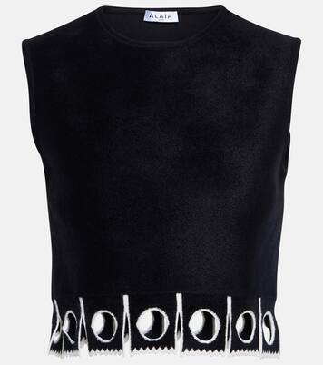 Sleeveless cropped top | Alaïa
