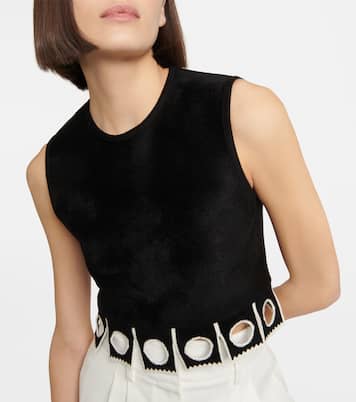 Sleeveless cropped top | Alaïa