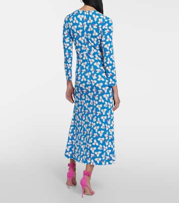 Printed jersey midi dress | Diane von Furstenberg