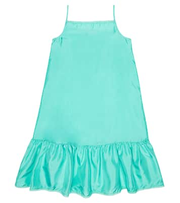 Grape silk slip dress | Caramel