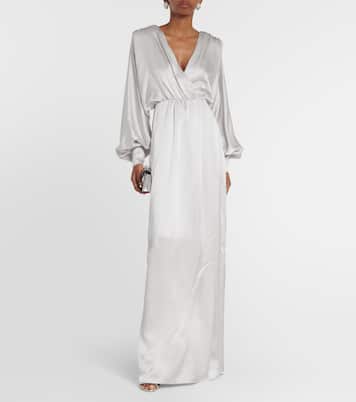 Bridal - Abito lungo Vociare in raso | Max Mara