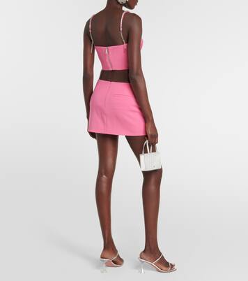 Verziertes Bustier-Top aus Wolle | Area