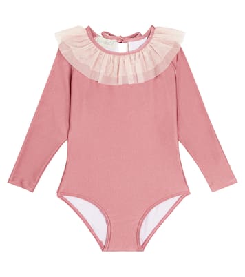 Portinatx tulle-trimmed swimsuit | Suncracy