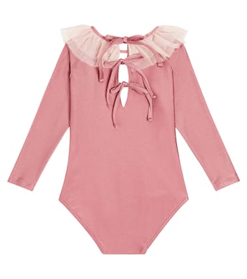 Portinatx tulle-trimmed swimsuit | Suncracy