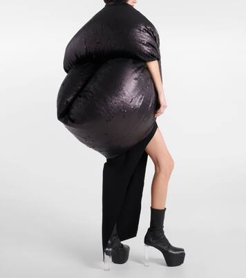 Daunenjacke mit Pailletten | Rick Owens