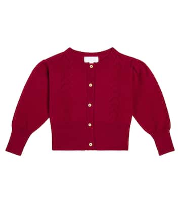 Francesca cotton-blend cardigan | C'era Una Volta