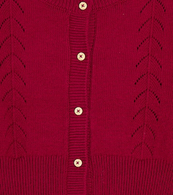 Francesca cotton-blend cardigan | C'era Una Volta