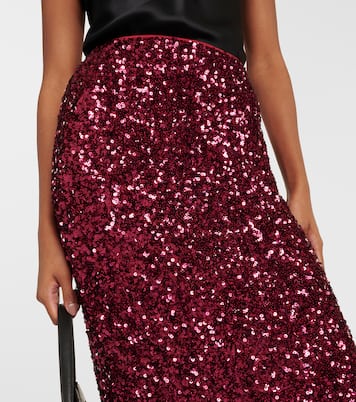 Midirock mit Pailletten | Rotate