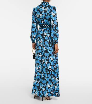 Bedrucktes Maxikleid Joshua aus Crêpe | Diane von Furstenberg
