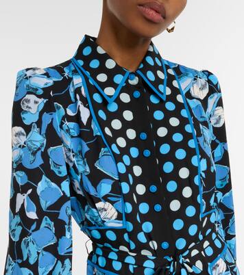 Bedrucktes Maxikleid Joshua aus Crêpe | Diane von Furstenberg