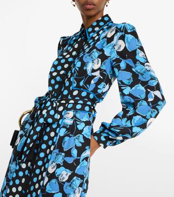 Bedrucktes Maxikleid Joshua aus Crêpe | Diane von Furstenberg