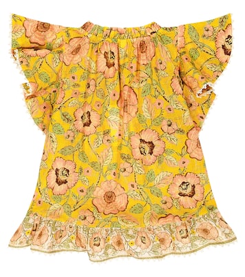 Junie floral cotton top | Zimmermann Kids
