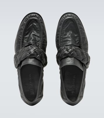 Astaire leather loafers | Bottega Veneta