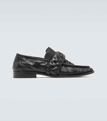 Astaire leather loafers | Bottega Veneta