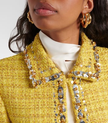 Embellished tweed jacket | Valentino