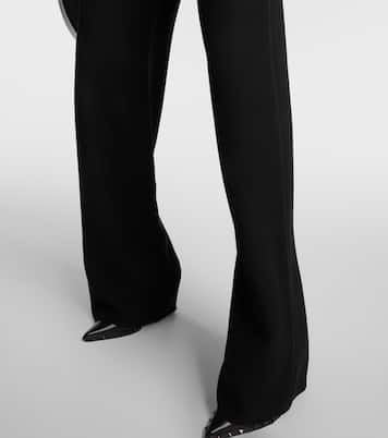 Weite Mid-Rise-Hose aus Seide | Valentino