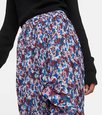 Maxirock aus Satin | Ganni