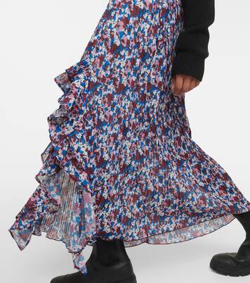 Maxirock aus Satin | Ganni