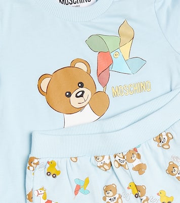 Bébé – Ensemble t-shirt et short en coton | Moschino Kids