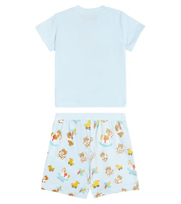 Bébé – Ensemble t-shirt et short en coton | Moschino Kids
