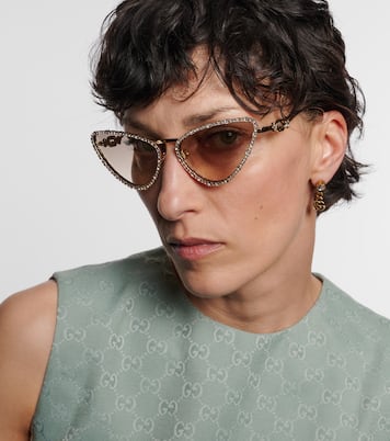 Interlocking G cat-eye sunglasses | Gucci