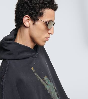 Mercury 오벌 선글라스 | Balenciaga