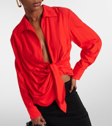 La Chemise Bahia gathered shirt | Jacquemus