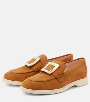 Loafers Viv‘ Rangers aus Veloursleder | Roger Vivier