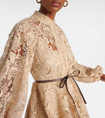 Robe Waverly en dentelle | Zimmermann