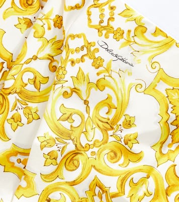 Legging Majolica en coton mélangé | Dolce&Gabbana Kids