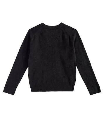 Logo wool-blend sweater | Balmain Kids