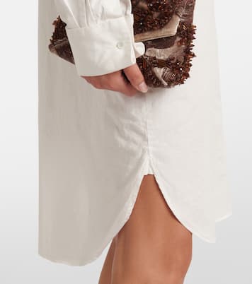 Minikleid aus Baumwollpopeline | Dries Van Noten