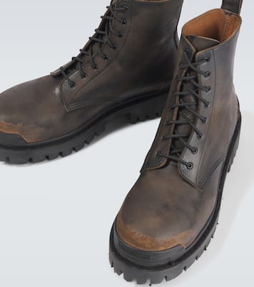 Strike leather boots | Balenciaga